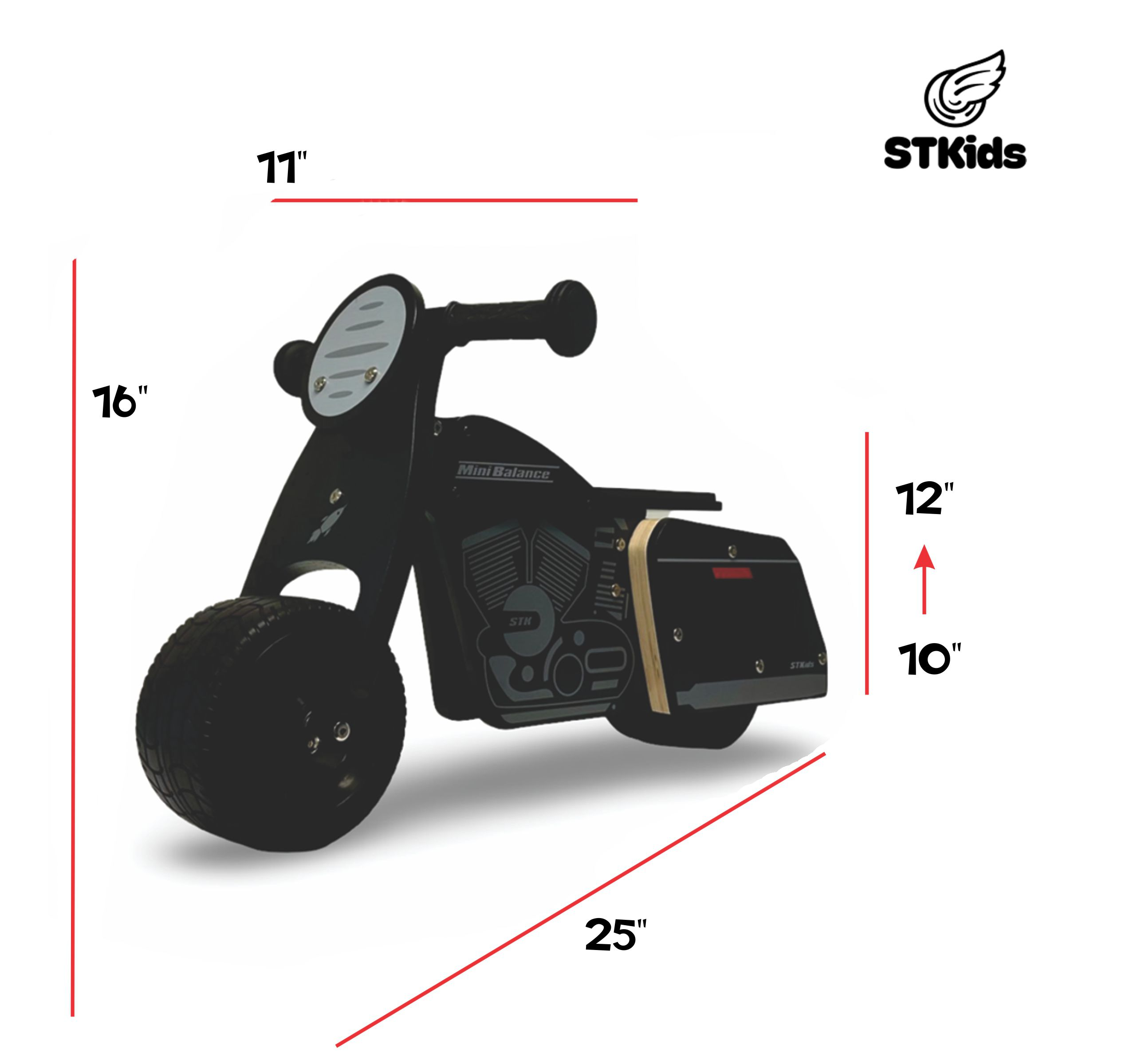 Baby Balance Bike MiniBalance King of Block – STKids